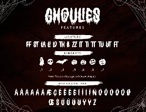 Ghoulies font