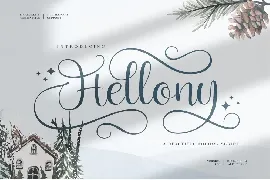 Hellony Typeface font