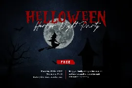 Spooky Trick - Creepy Halloween Font