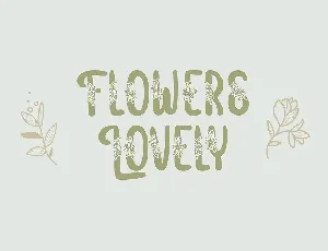 Vignellya | Fancy Flower Font