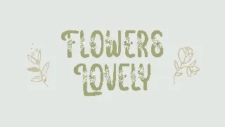 Vignellya | Fancy Flower Font