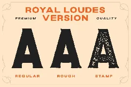 Royal Loudes font