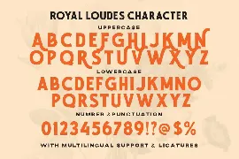 Royal Loudes font