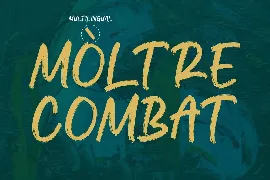 Moltres Brush Typeface Font