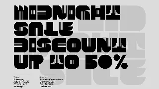 KARL zone - Modern Block Letter Font