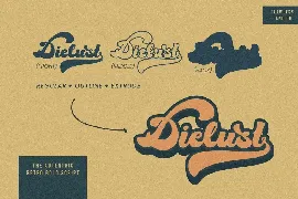 Dielust font