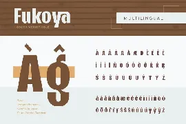 Fukoya Font