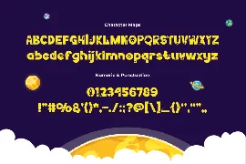 Galaksi - Explore the Cosmic Fun Kids Font