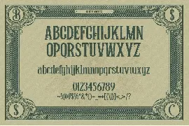 Billy Money font