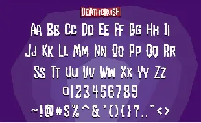 Deathcrush font