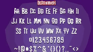 Deathcrush font