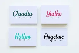 Calhtia Lovely Script font