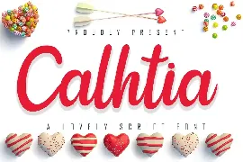 Calhtia Lovely Script font