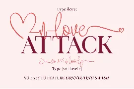 Love Attack | A Duo Font