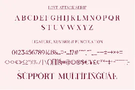 Love Attack | A Duo Font