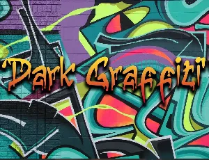 Dark Graffiti - Decorative Font