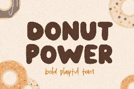 Donut Power font