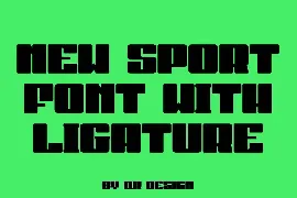 Sport Record font