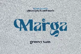 Marga - Groovy Sans font