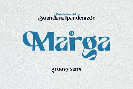 Marga - Groovy Sans font