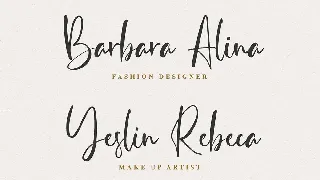 Dettamin - Stylish Handwriting Font