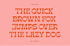 Morgan Flower - Retro Psychedelic Font