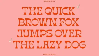 Morgan Flower - Retro Psychedelic Font