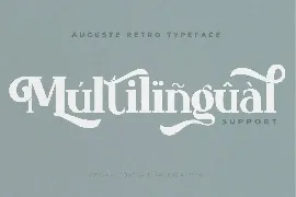 Auguste font