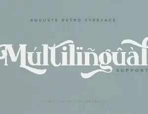 Auguste font