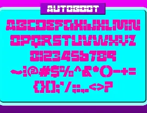 Autoboot font