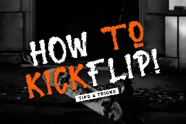 Kickcore - Hand Brush Font