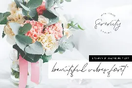 The Serenity - Elegant Script font