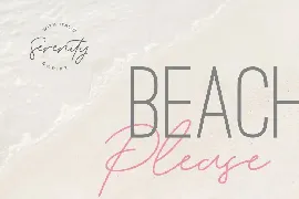 The Serenity - Elegant Script font