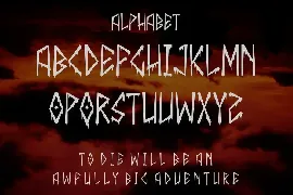 WORLD HELL FONT - Modern Blackletter Font