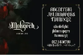 Mokgech Typeface font