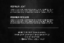 Asbanur - The Display Font