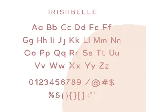 Irish Belle - Script & Sans Duo font