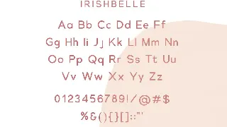 Irish Belle - Script & Sans Duo font