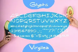 Virgilea - Extended Handwritten font