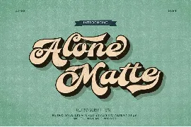 Alone Matte font