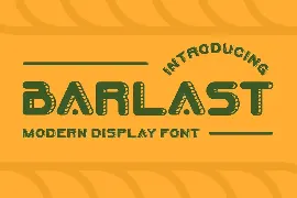 BARLAST Font