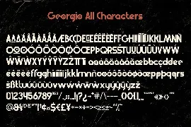 Georgio | Retro Typeface font