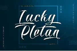 Lucky Pletan Typeface font