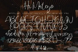 Hi Mateyo font