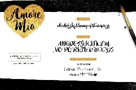 Amore Mio Brush Font