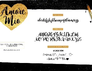 Amore Mio Brush Font