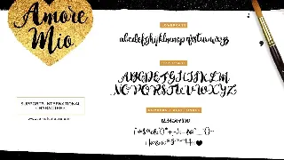 Amore Mio Brush Font