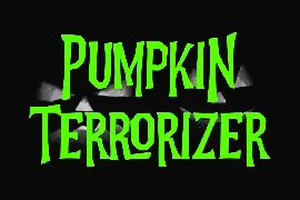 Virus Cursed Halloween Sans Vintage Display Font