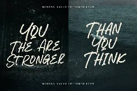 Milo North Modern Brush Font