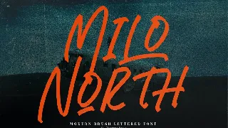 Milo North Modern Brush Font